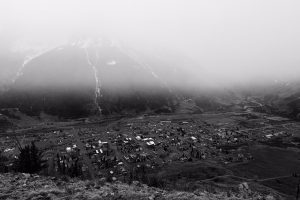 Looking down on Silverton