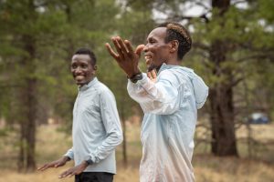 Wesley Kiptoo Alex Masai - joking around