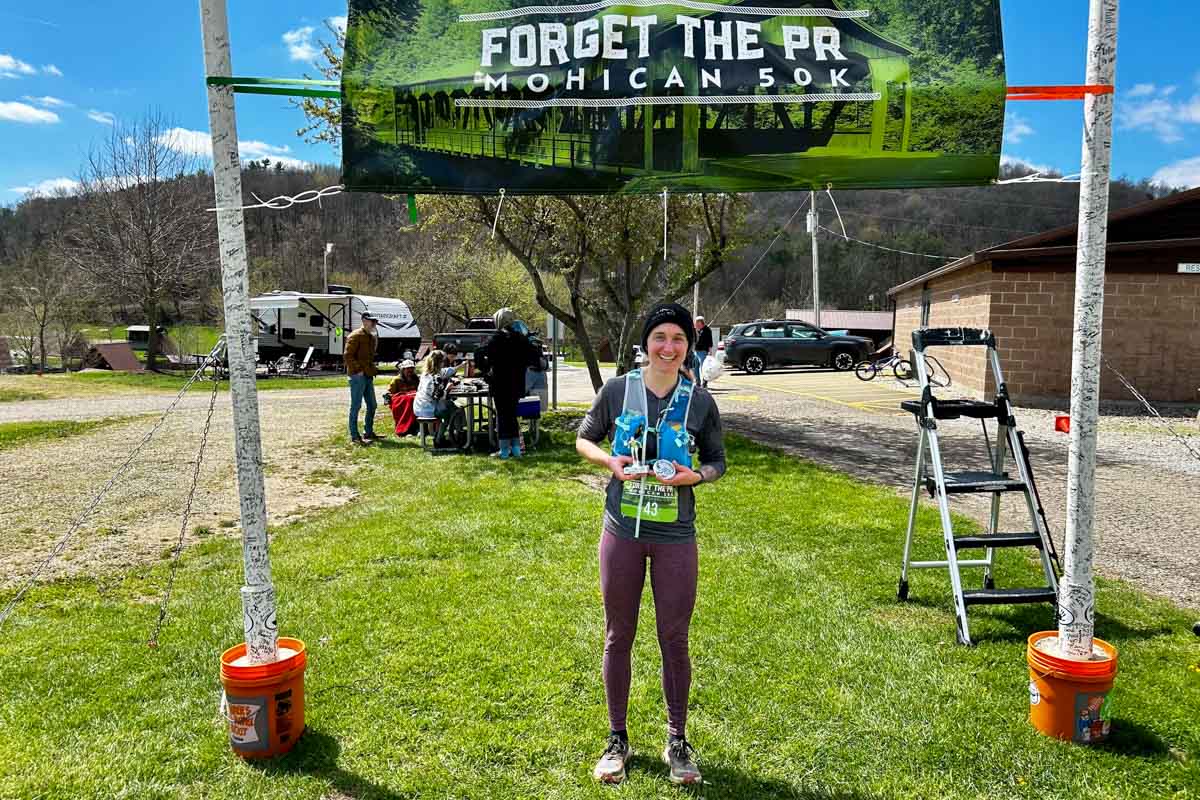 Rebecca Achey - 2026 Forget the PR Mohican 50k - women's winner