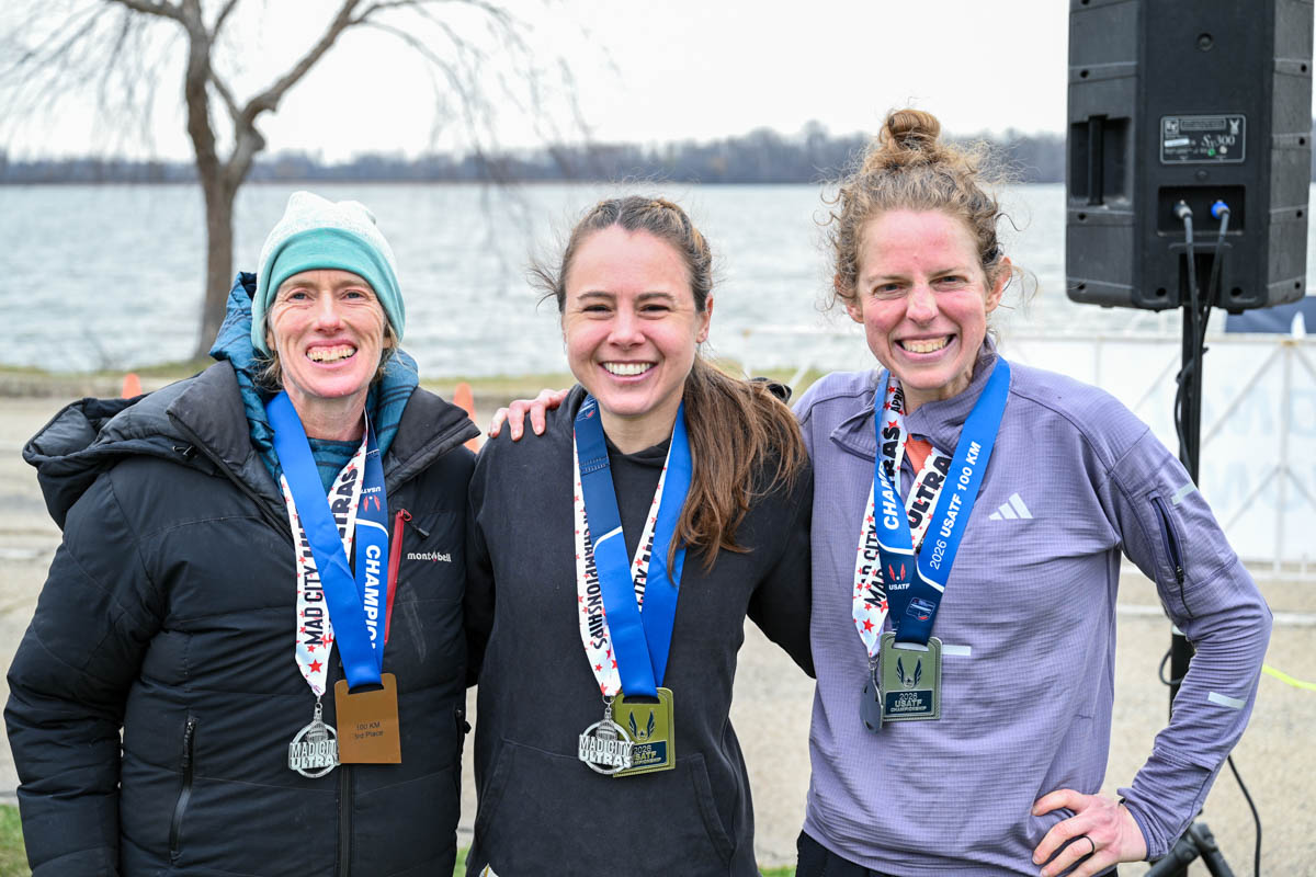 2026 Mad City Ultras 100k - women's podium