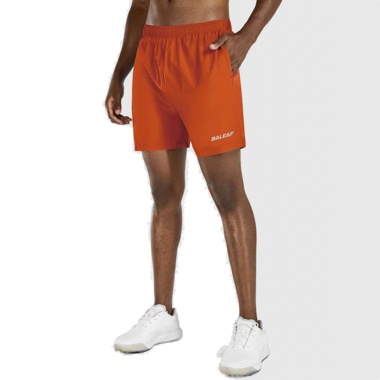 Baleaf Mens 5-inch Running Short - orange