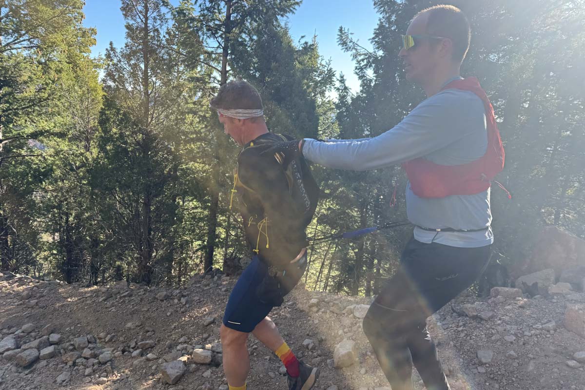 Brandon Stapanowich guiding Kyle Coon