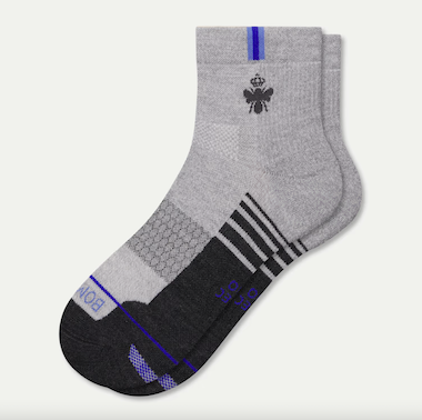 Bombas Merino Wool Blend Run Quarter Socks