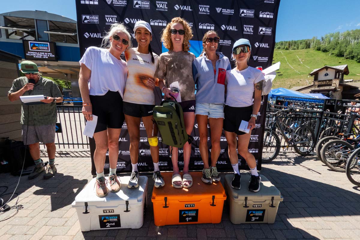 2026 GoPro Games 20k women's podium