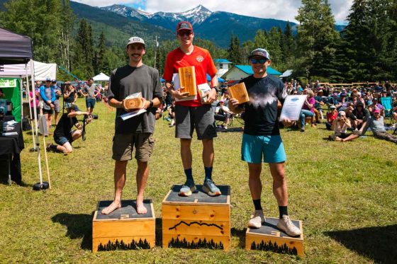 2026 Alpenglow 100k men's podium