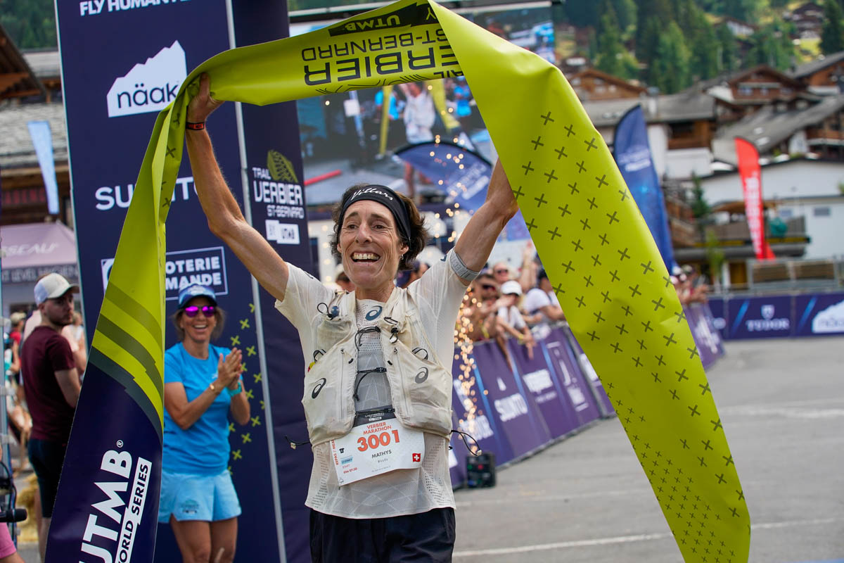 Maude Mathys 2026 Trail Verbier St. Bernard Marathon women's winner