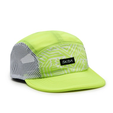 Skida Packable Run Cap - neon waves