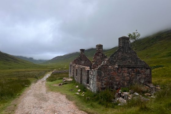 Andy Suiter 2025 LEJOG West Highland Way stonehut