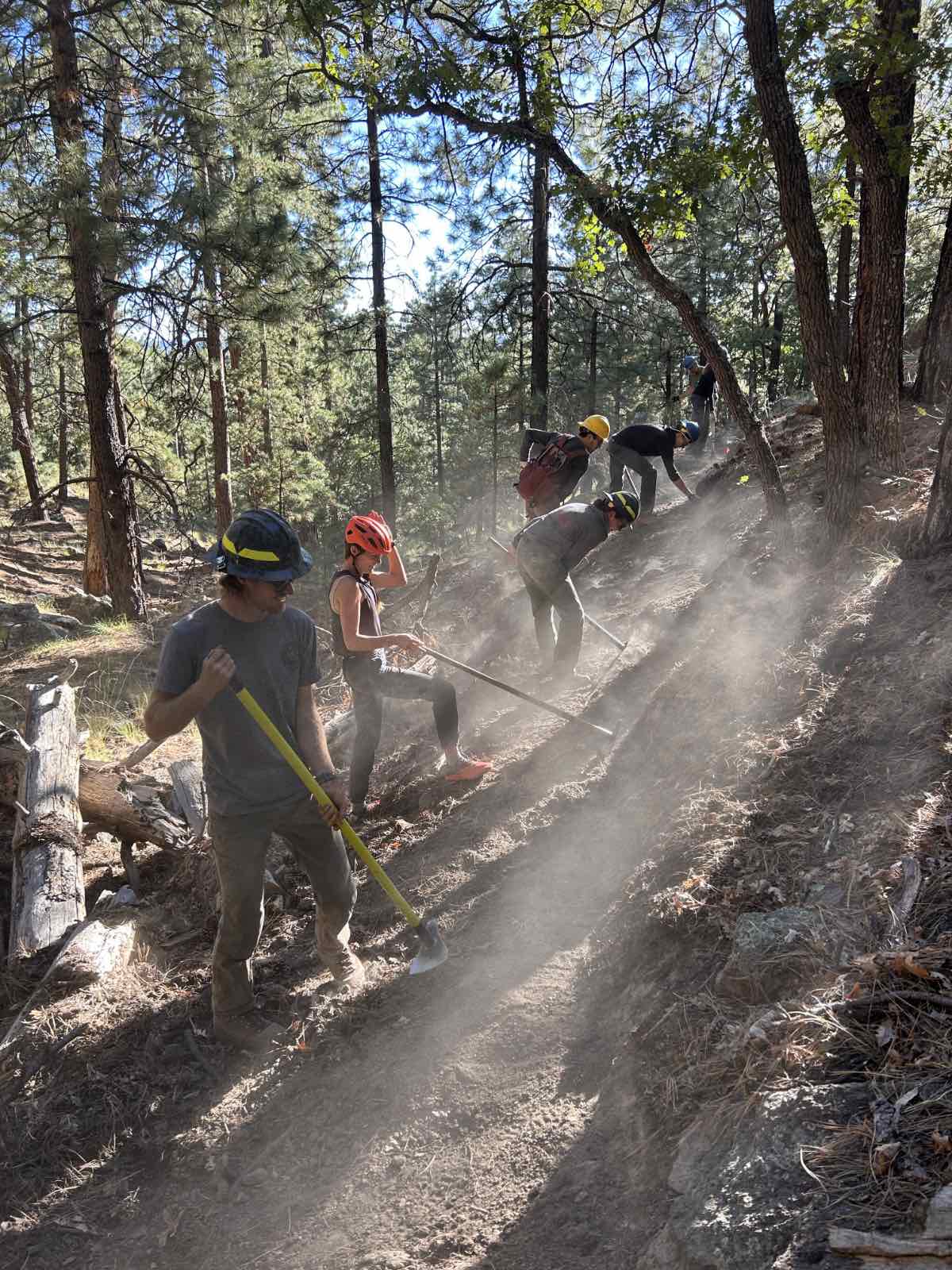 Runners for Public Lands - Flagstaff, Arizona trail work