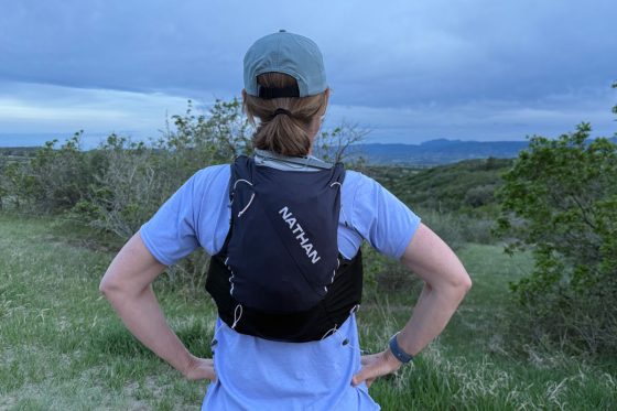 Nathan Pinnacle Pro 12 Liter Hydration Race Vest back view