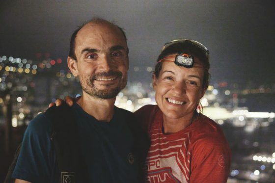 Sophie Woods 2026 Via Alpina FKT with husband George Woods