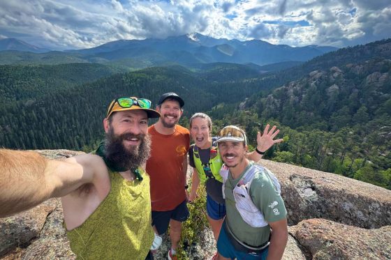 Zach Miller 2026 UTMB training with friends