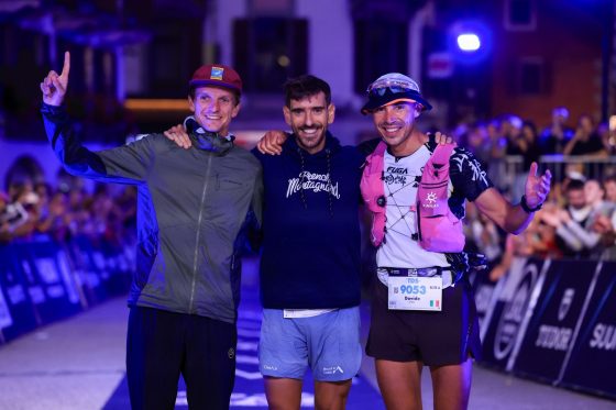 2026 TDS mens podium - Pierre-Adrien Hivert - Remy Brassac - Davide Rivero