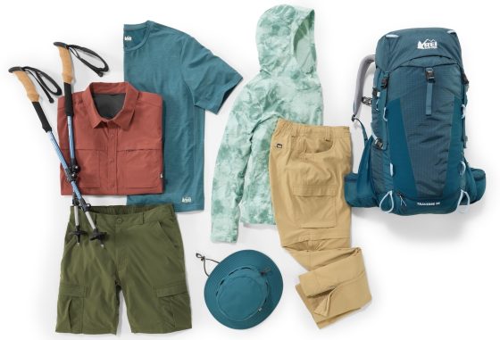 REI Labor Dale sale composite Co-op hike and trail run products