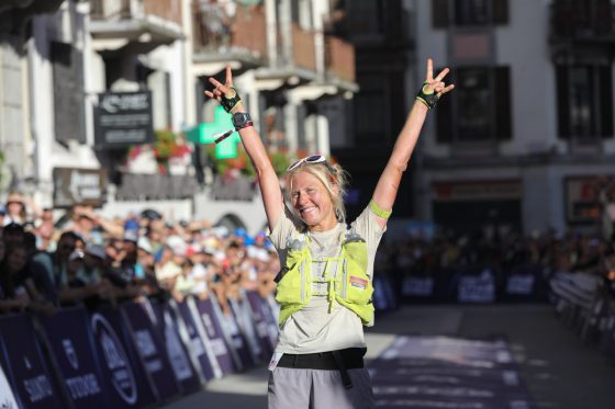Rachel Entrekin 2026 UTMB women's second place