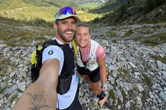 Frédéric Splendore 2026 Via Alpina FKT out on route