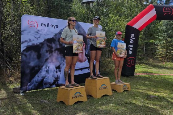 2026 Grand Traverse Mountain Run women's podium