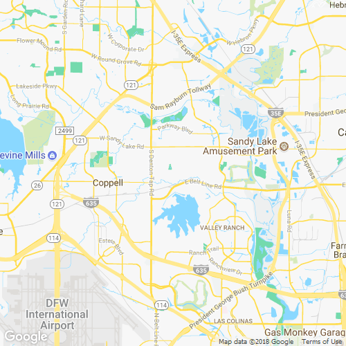 Coppell Texas Zip Code Map United States Map