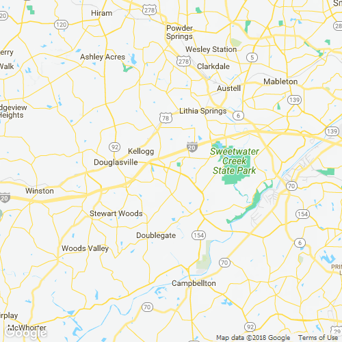 Douglasville Ga Zip Code Map Map