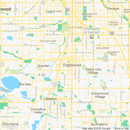 Englewood Co Zip Code Map Map