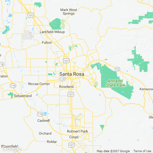 Santa Rosa Zip Code Map Map