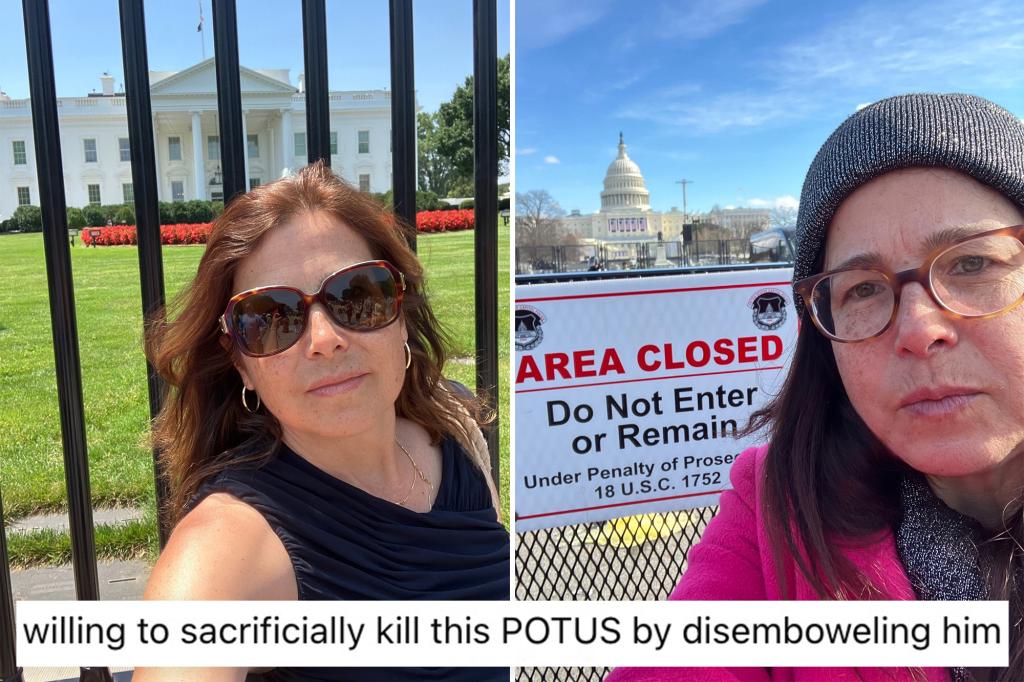 Woman arrested after traveling to DC and threatening to kill Trump ...