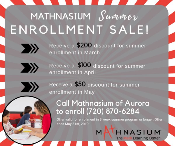 Promotions Aurora Mathnasium Mathnasium
