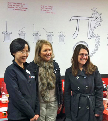 MATH MAGIC: â€œMath is very functional. It underlies so much of what we do in ordinary life. With our Mathnasium method, a thorough understanding of math and development of number sense is the goal.â€ Jennifer Zhang (left), director of Mathnasium of Princeton, The Math Learning Center, is shown with Alice Barfield, director of programs for the Princeton Regional Chamber of Commerce and Princeton Mayor Liz Lempert, at the centerâ€™s grand opening.