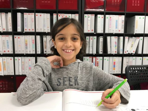 student smiling