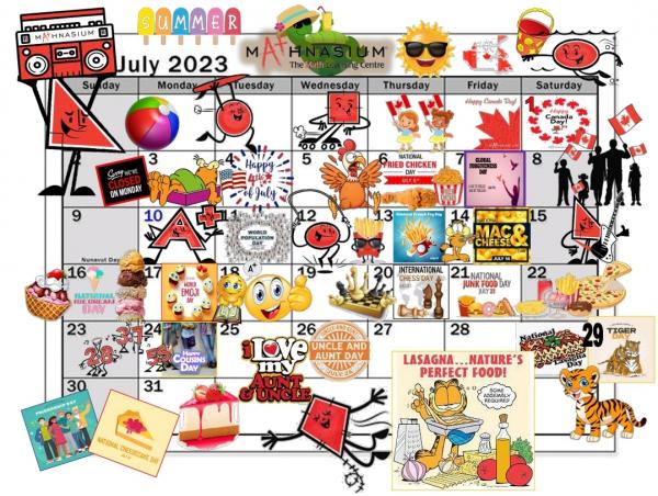 New Calendar Alert! July 2023