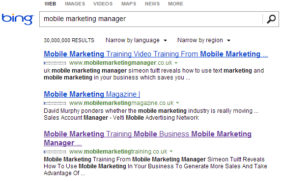 mobile marketing