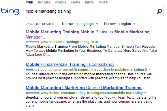 mobile marketing