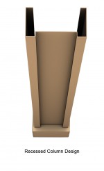 recessed-column