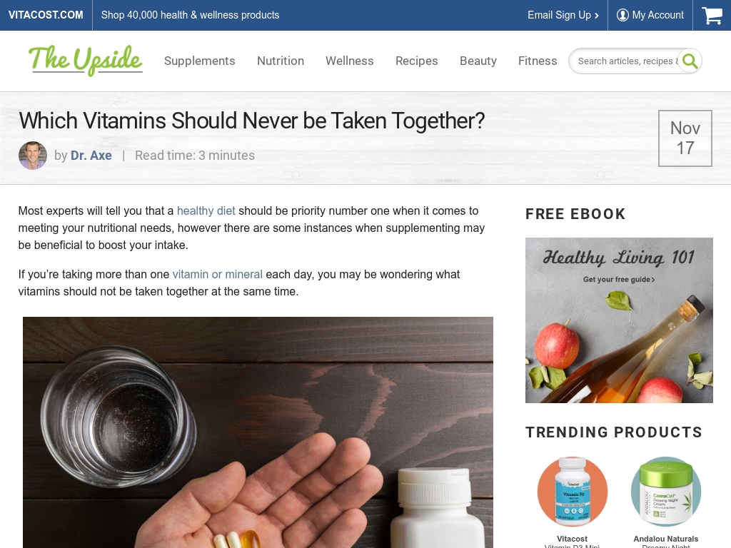 60 Best Supplements Company site Designs To Inspire You [2021]