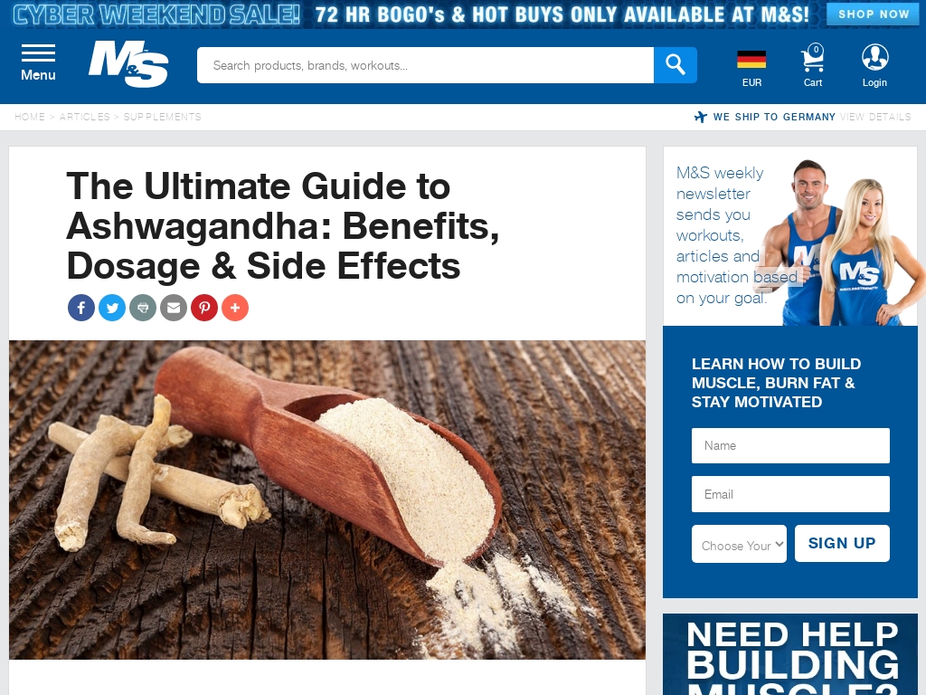 60 Best Supplements Company Website Designs To Inspire You [2021]