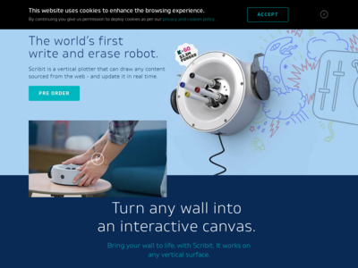 scribit is write & erase robot