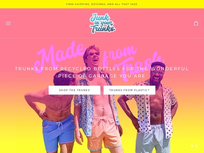 recycled plastic swim shorts