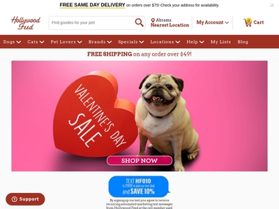 hollywood feed dog food