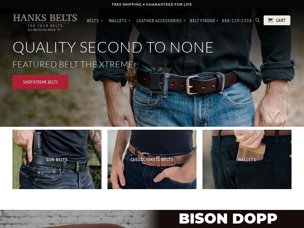 hanks gun belts