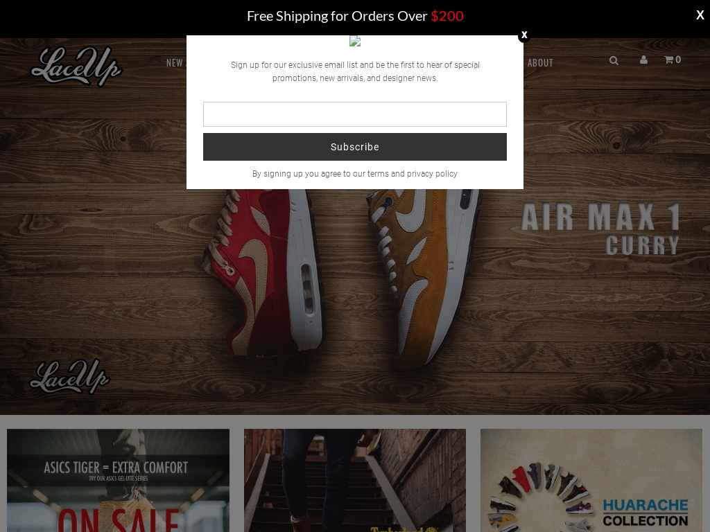 upnyc sneaker store website