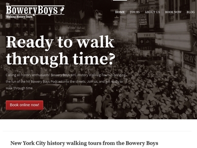 Bowery Boys Walking History Tours Founder Traffic Stats