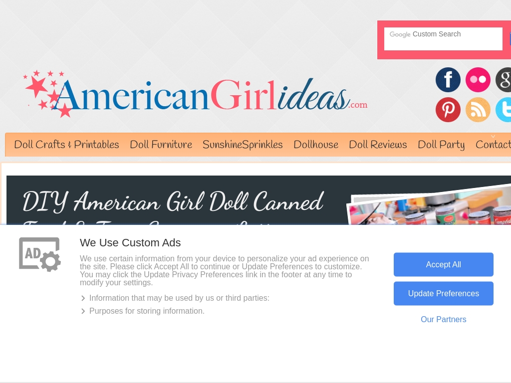 american girl ideas