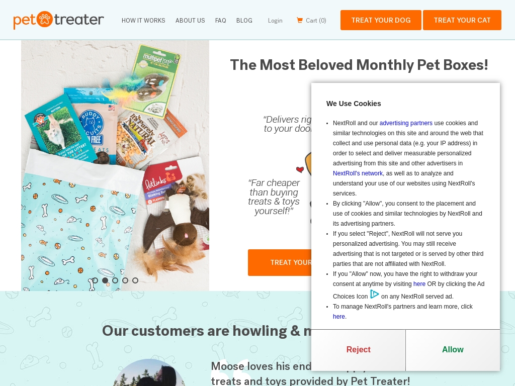 cheap monthly dog box