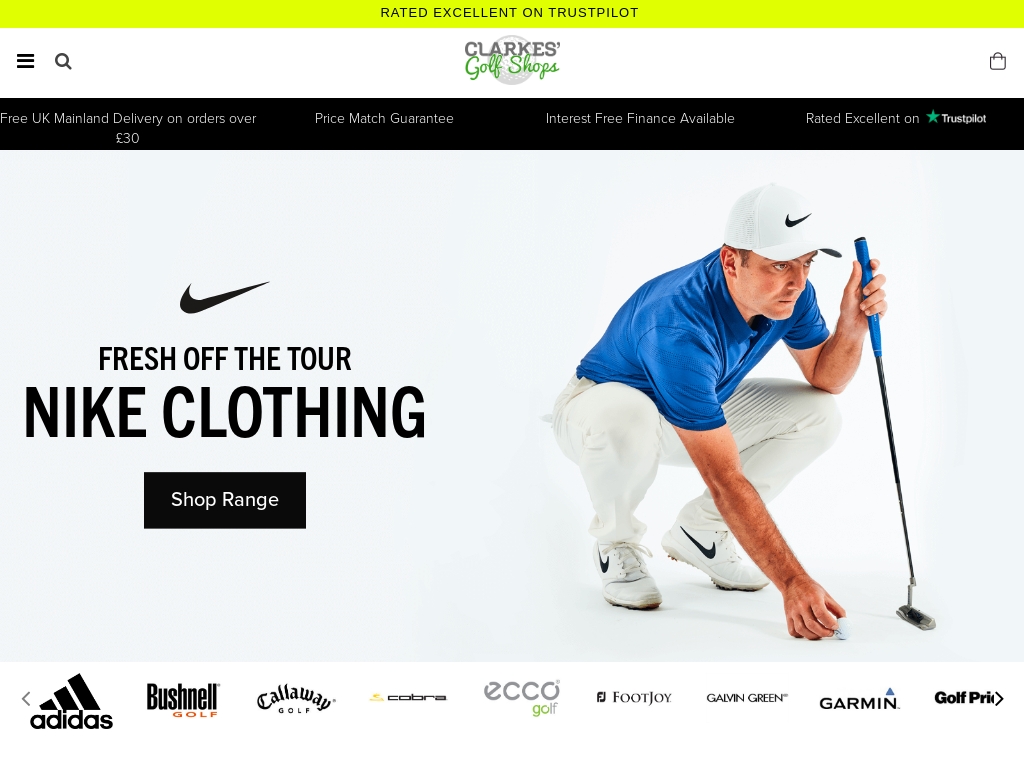 clarkes golf discount