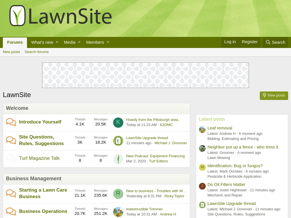 Lawnsite online