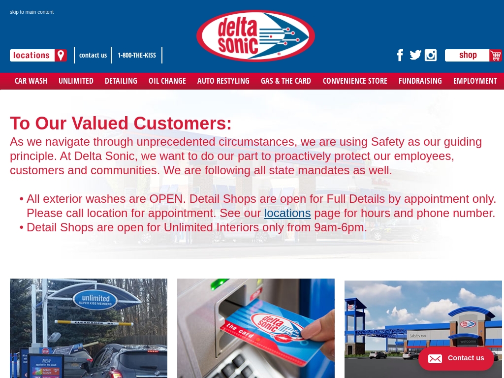 Delta Sonic Locations  Find Your Closest Car Wash, Oil Change, Detailing  Shop and More