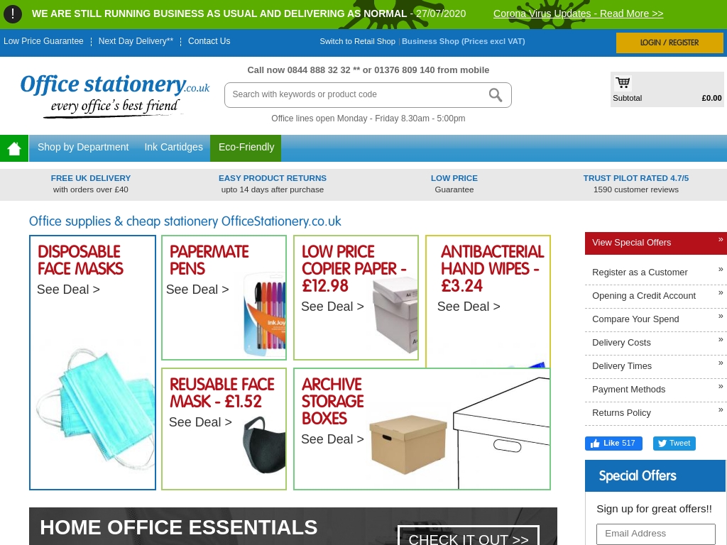 50 Best Stationery Business site Designs To Inspire You [2024]