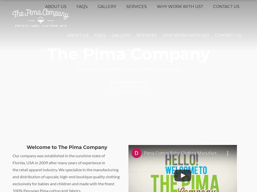 pima cotton children's clothing