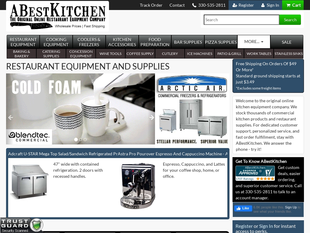 15 Best Kitchen Equipment site Designs [2024] Starter Story