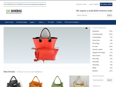 handbag wholesale online store